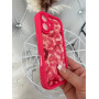 Силіконовий рожевий чохол для iPhone 16